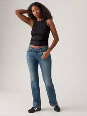 Levi's Women's Medium Blue Boot-Cut Jeans